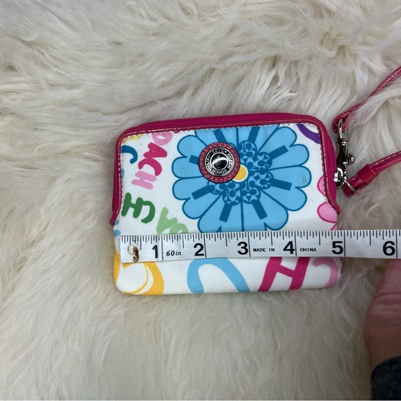 Colorful Floral Coach Wallet/Wristlet - Picture 9 of 10